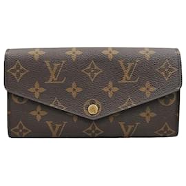 Louis Vuitton Monogram Sara Long Wallet