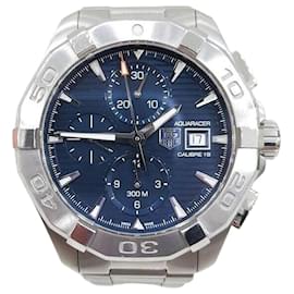 Orologio Aquaracer con quadrante blu in acciaio inossidabile - Tag Heuer