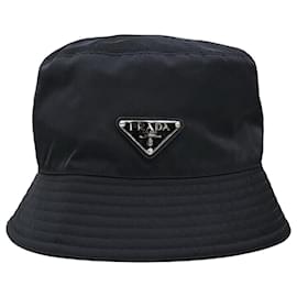 Nylon-Bucket-Hat mit Dreieckslogo - Prada