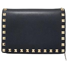 Mini borsa a tracolla Rockstud con catena - Valentino
