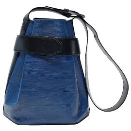 Louis Vuitton Borsa a Spalla Epi PM Bucket Bag (Grade Blue Black)