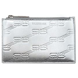 Balenciaga Tarjetero con monograma en relieve