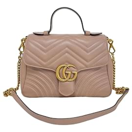 Gucci Borsa Matelassé Marmont con manico e tracolla