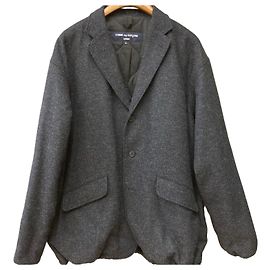 Comme Des Garcons Blazer in lana nero da uomo