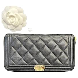 Chanel Langer Geldbeutel Boy Gold Series