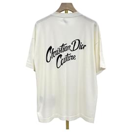 T-Shirt aus Seiden-Baumwoll-Jersey in Ecru - Dior