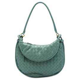 Bottega Veneta Borsa Hobo Gemelli in nappa verde taglia Medium