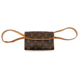 Pochette Florentine Louis Vuitton Marron Monogram
