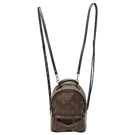 Louis Vuitton Marrone Monogram Mini Palm Springs
