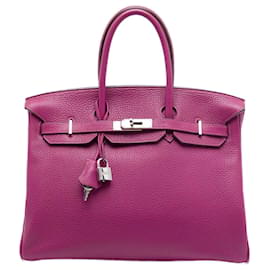 Hermès Purple Togo Birkin Retourne 35