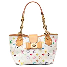 Louis Vuitton White Monogram Multicolore Annie MM