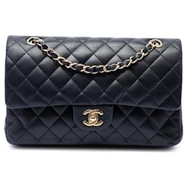 Chanel Black Medium Classic Lambskin Double Flap