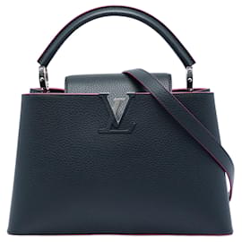 Louis Vuitton Capucines BB in pelle Taurillon blu
