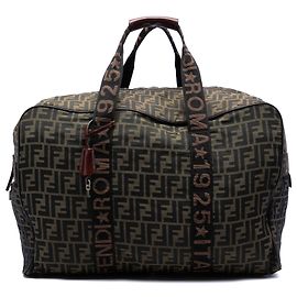 Fendi Roma 1925 Reisetasche aus braunem Zucca-Canvas