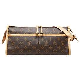 Borsa a tracolla lunga Louis Vuitton Monogram Popincourt