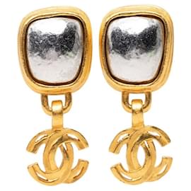 Orecchini Chanel Coco Mark Vintage Square Swing