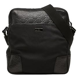 Borsa a tracolla crossbody Gucci Guccissima
