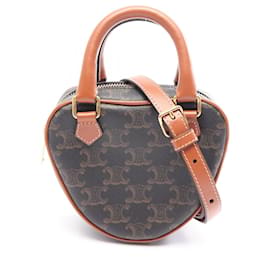 Borsa a 2 modi Celine Triomphe a forma di cuore - Céline