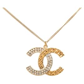 Collana con pendente a catena con il logo Coco di Chanel