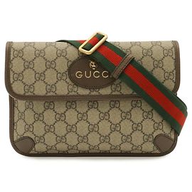 Sac Gucci GG Supreme Metal Cat Head Sherry Line