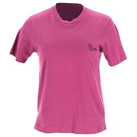 Camiseta Marni con logotipo en algodón rosa