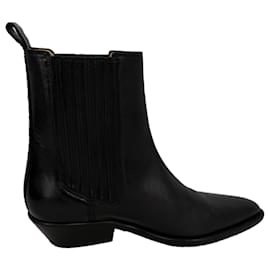 Botines Delena en cuero negro Isabel Marant