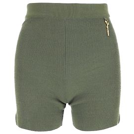 Short de punto Le Short Pralu de Jacquemus en viscosa verde