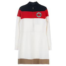 Burberry Baile Icon Dress Logo Graphic Apparel Wollmischgewebe Kleid (Größen für Erwachsene verfügbar)