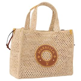 Tote Louis Vuitton OnTheGo By The Pool in rafia crochet MM