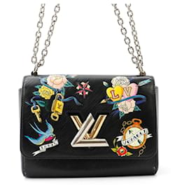 Borsa a tracolla con catena Louis Vuitton Epi Twist MM