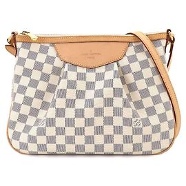Borsa a Spalla Louis Vuitton Siracusa PM Damier Azur