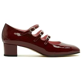 Carel 2026 Escarpin Babies Kina EU40 Burgundy Lackleder Schuhe UK6.5 US9 NIB