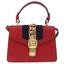 Gucci Sylvie Gürtel aus Leder