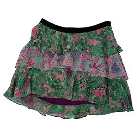 Autre Marque Gryphon New York Minifalda con volantes estampado floral
