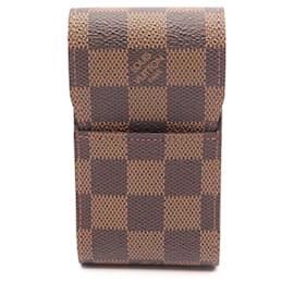 Louis Vuitton Damier Ebene Zigarettenscase aus Leder