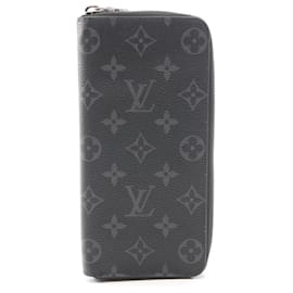 Portafoglio lungo bi-fold Louis Vuitton in nero