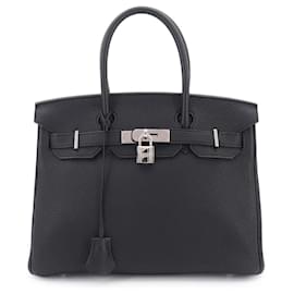 Hermès Borsa Hermes Birkin 30 Togo Black
