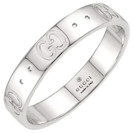 Anello Icon Gucci in oro bianco 18K