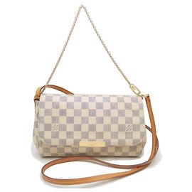 Borsa a tracolla Louis Vuitton Damier Azur Favorite MM