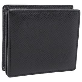 LOUIS VUITTON Epi Porte Monnaie Boite Coin Purse Ardoise M30382 LV Auth 192308A