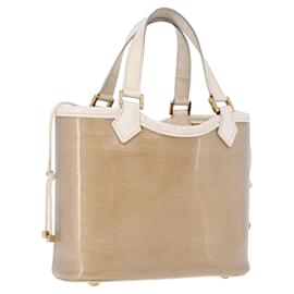 LOUIS VUITTON Epi Plage Mini lagoon Bay Hand Bag Beige Sabre M92473 Auth ka5211