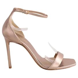 Décolleté Saint Laurent in pelle oro taglia 40