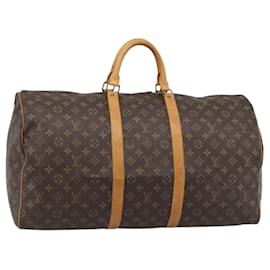 LOUIS VUITTON Borsa Boston Monogram Keepall 55 M41424 LV Auth 190412A