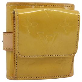 LOUIS VUITTON Monogram Vernis Lafayette Street Purse Beige M91013 LV Auth 192777