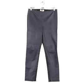 Leggings Fendi em pele preta
