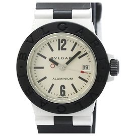 Bulgari Bvlgari Aluminium Rubber Quartz Damenuhr AL29A
