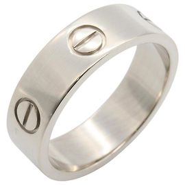 Anel Love da Cartier em ouro branco 18K