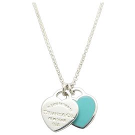 Tiffany & Co. Return to Double Heart Tag Halskette