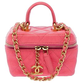Borsa CHANEL Vanity in Pelle Rosa - 103734
