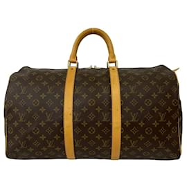 Borsa Boston Louis Vuitton Vintage Keepall 50 Monogram Leather